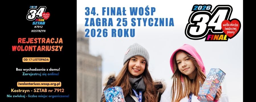 Rejestracja wolontariuszy WOŚP